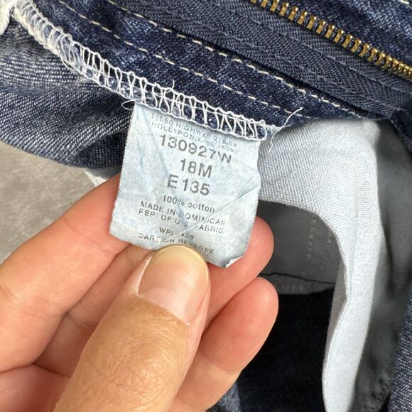 Riders Denim Jeans Womens 18M Dark Wash 100% Cotton Straight Leg Boyfriend(0791) - Picture 4 of 9